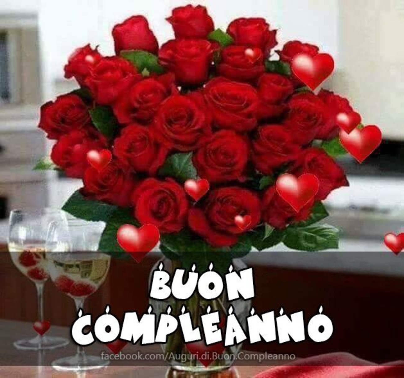 Buon Compleanno Foto Con Rose Rosse 177 Buongiorno Immagini It