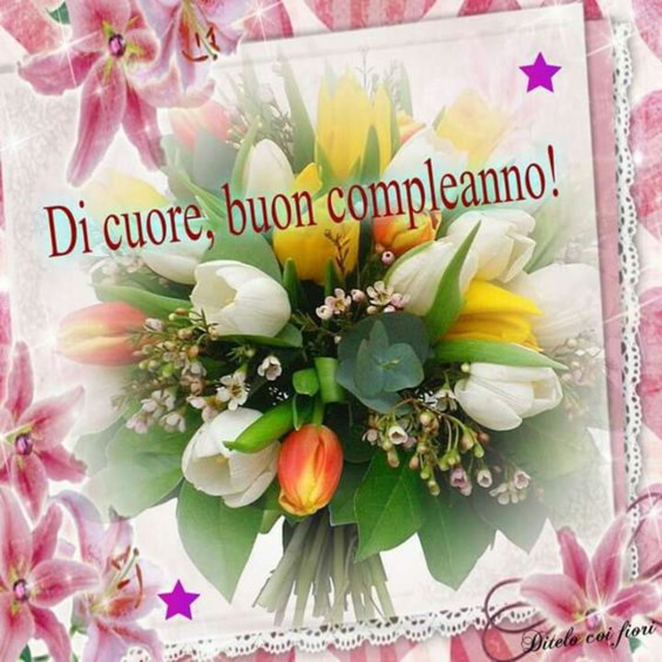 Auguri Buon Compleanno Immagini Fiori Buono Compelanno Collection Immagini