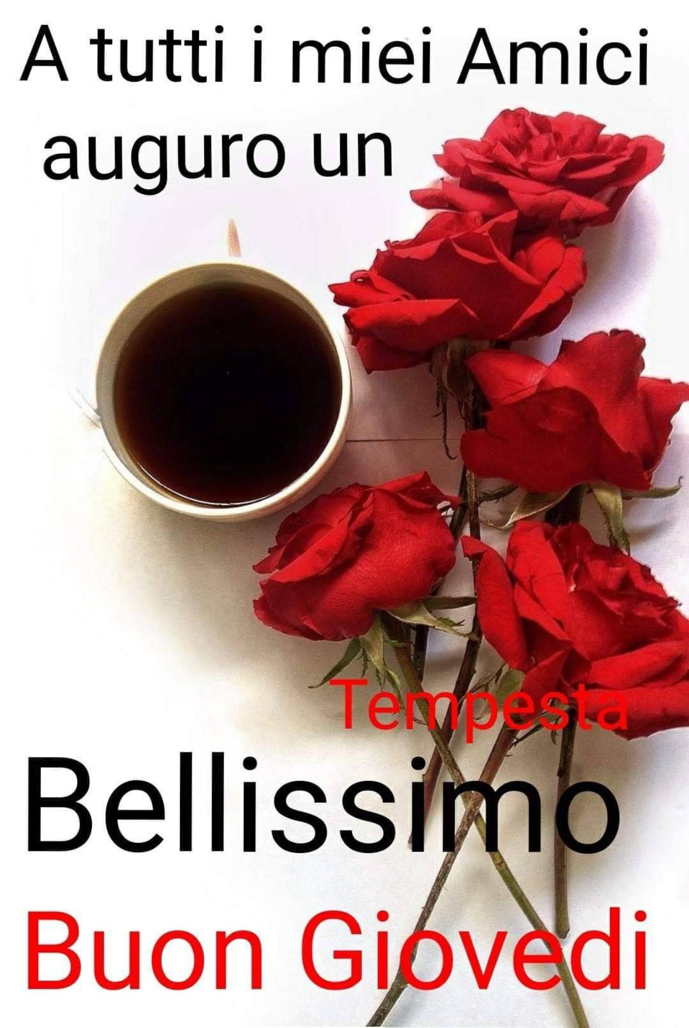 Buon Giovedi Con Le Rose Rosse Buongiorno Immagini It