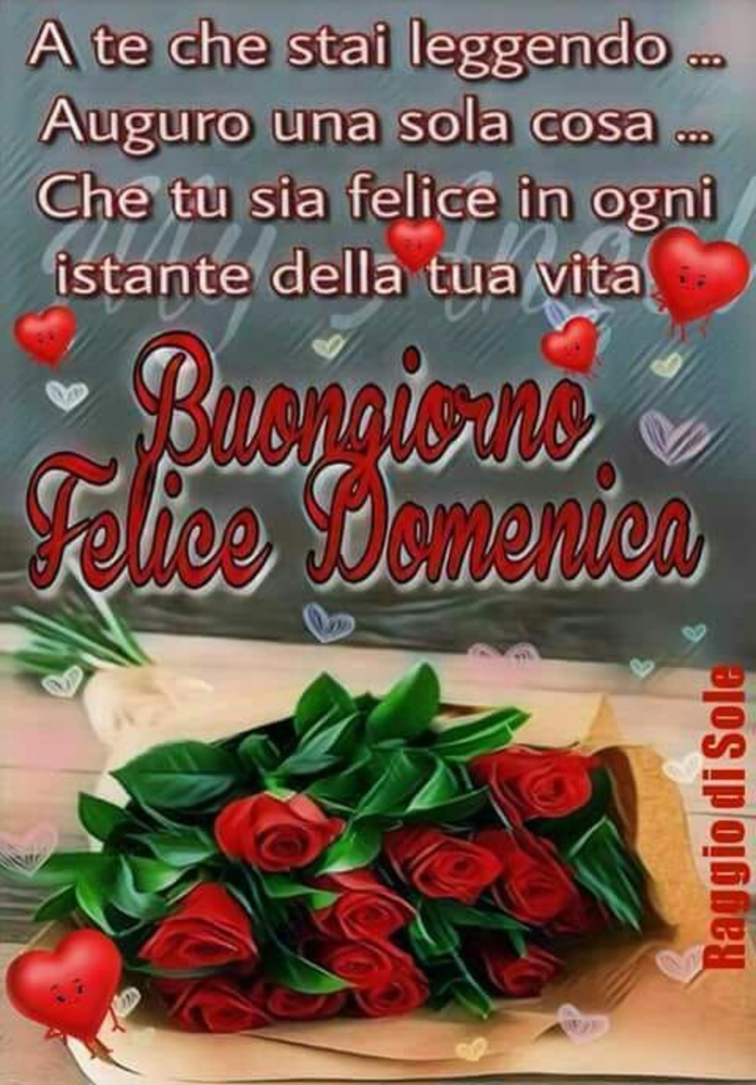 Buona Domenica rose rosse 15