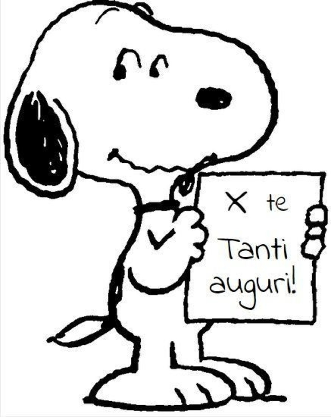 X Te Tanti Auguri Da Snoopy Buongiorno Immagini It