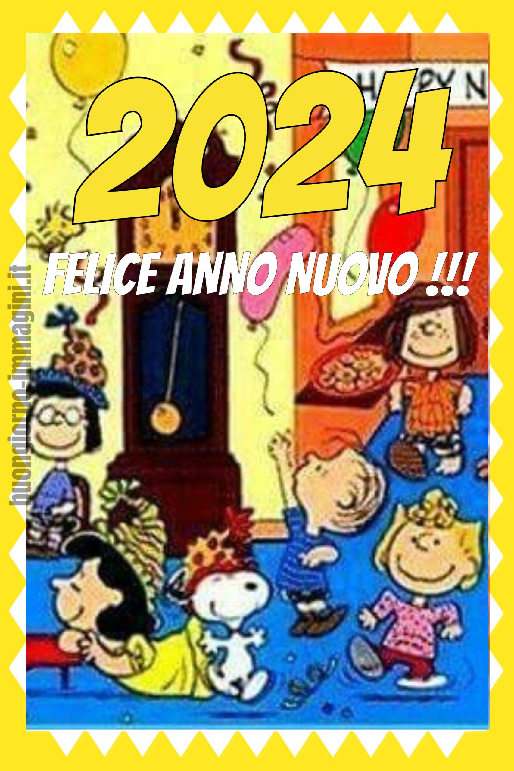 Felice Anno Nuovo 2024 con i Peanuts